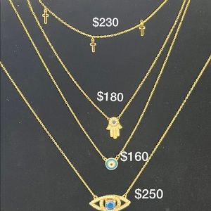 14k necklaces prices if you pay out of poshmark